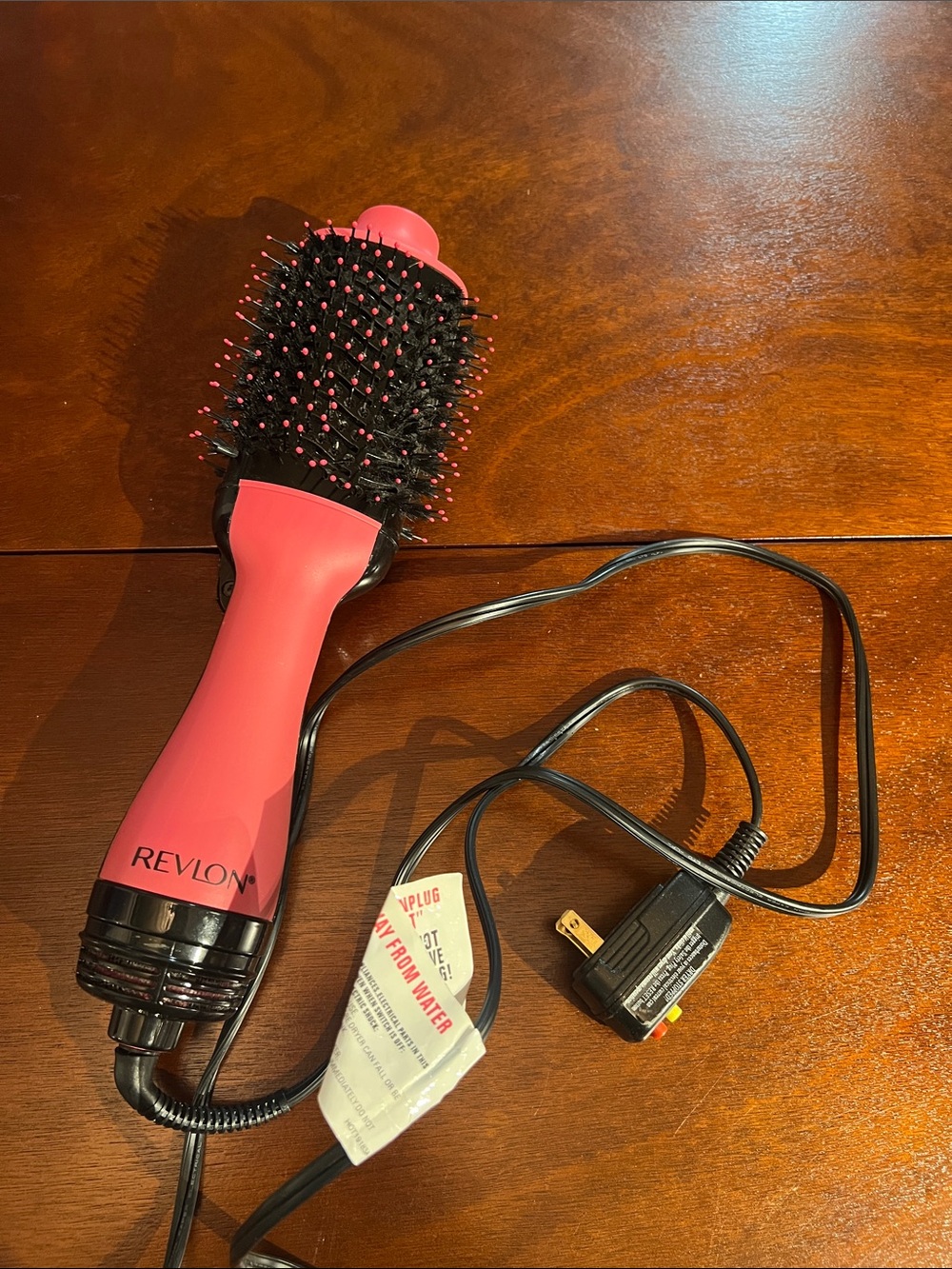 Revlon Pink and Black Hot Air Brush Styler